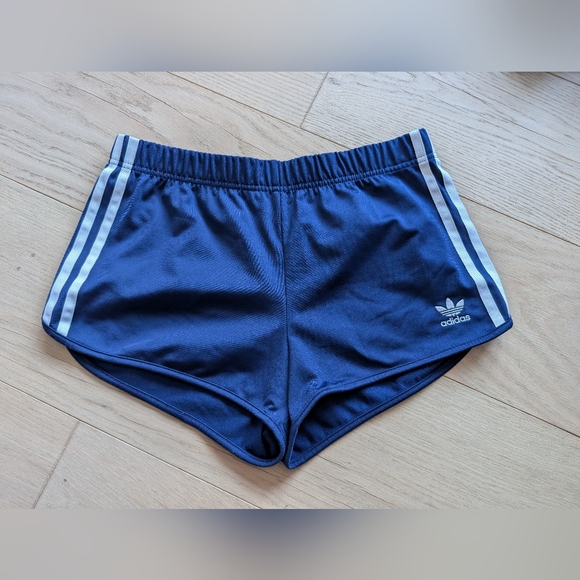 adidas Pants - Adidas Blue Shorts. Vintage Look. Size Small.